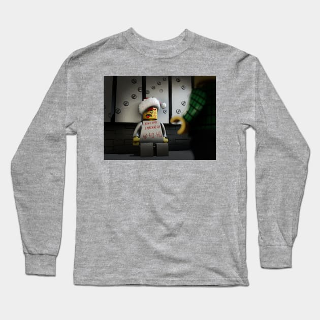 BRICK HARD Long Sleeve T-Shirt by CrazyPencilComics